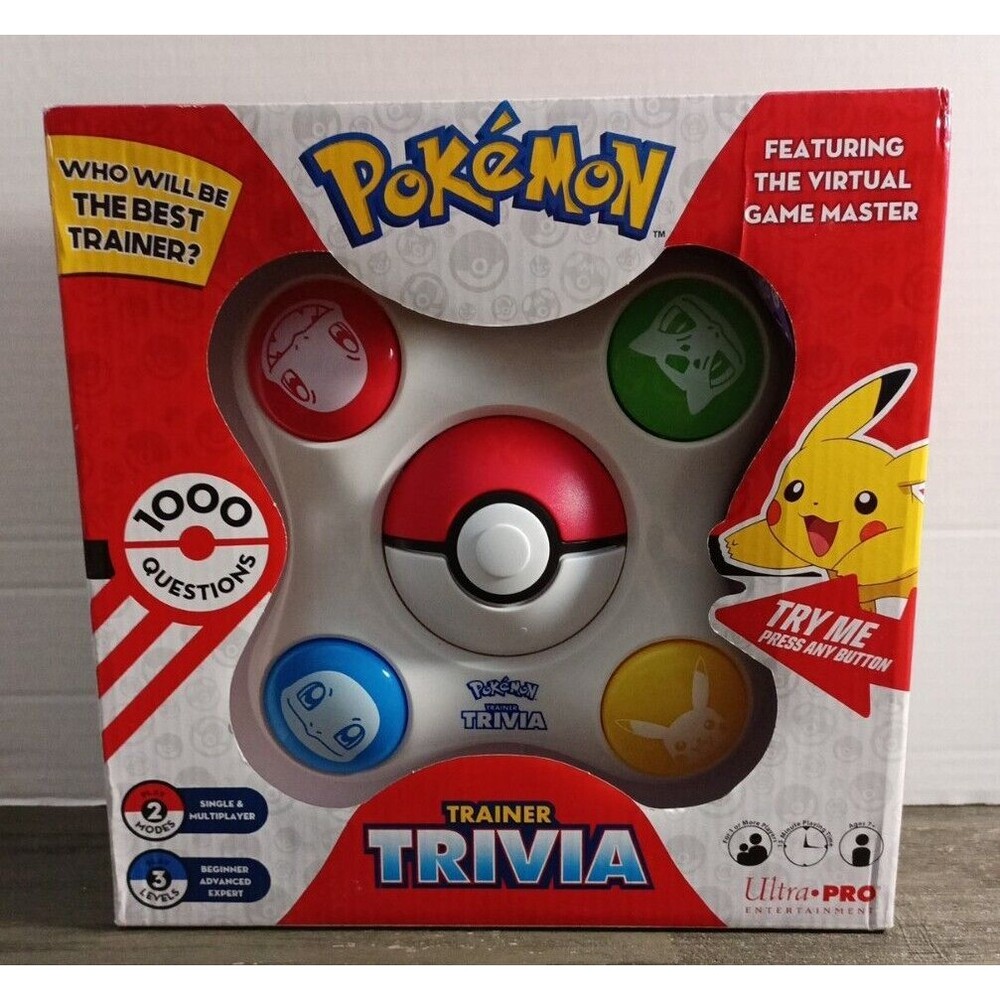 Pokemon Trainer Trivia Handheld Electronic Game